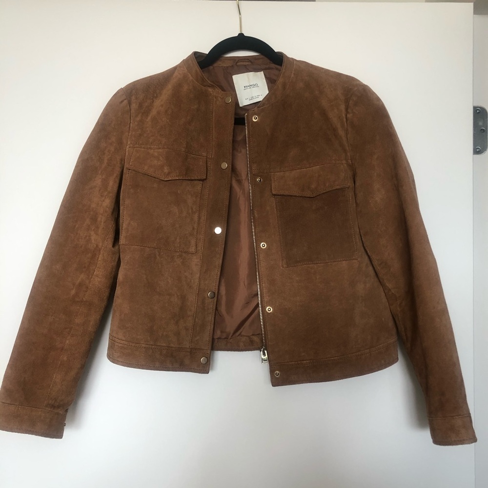 MANGO Suede Jacket